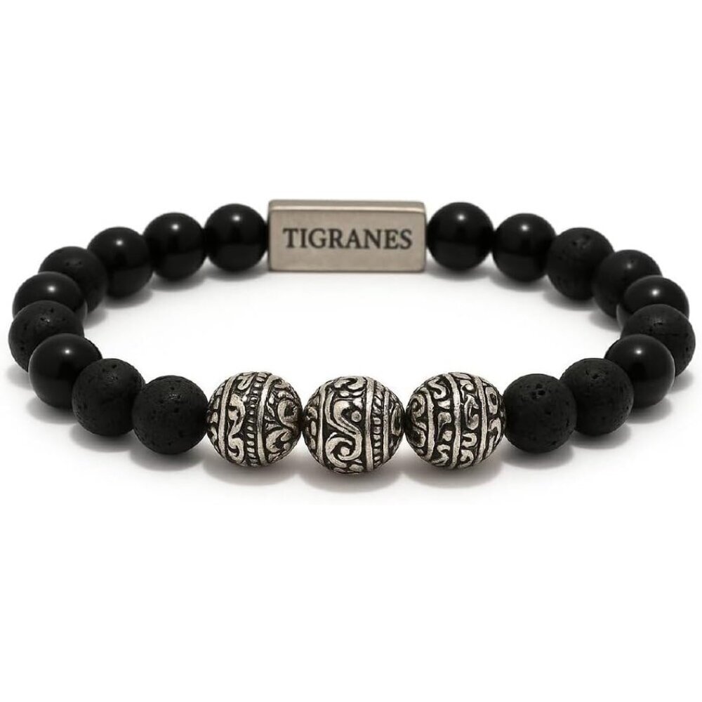 Tigranes Natural Stone Beaded Bracelet Collection - Handmade Gemstone Jewelry in